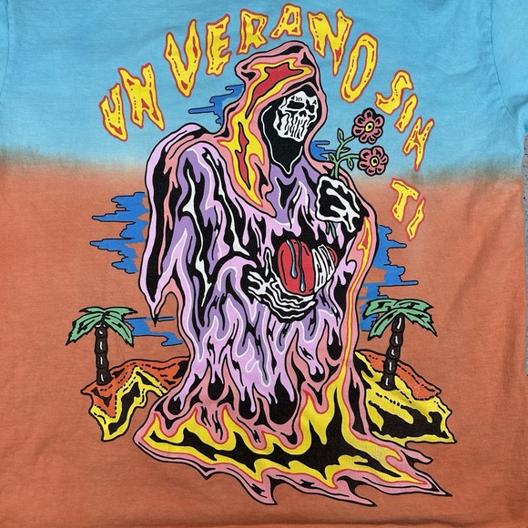 Warren Lotas X Bad Bunny "Un Verano Sin Ti" Ombre Tee T-Shirt / SIZE XL - Picture 2 of 8